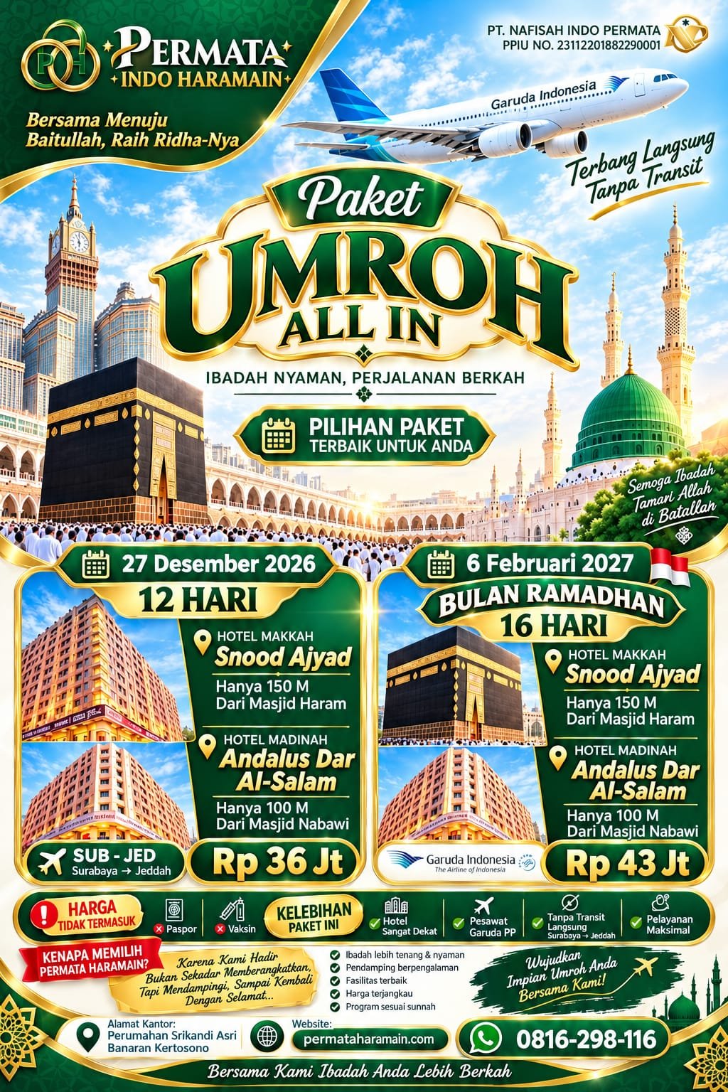 Brosur Paket Umroh All In